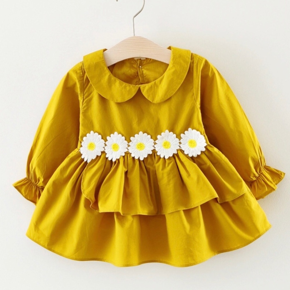 Little girls daisy dress